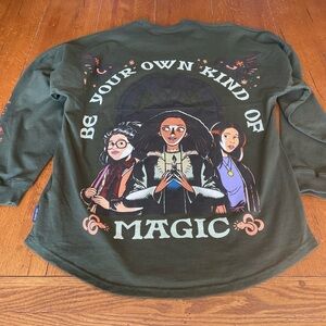 Disney Dark Green Long Sleeve Tee - Magical Characters